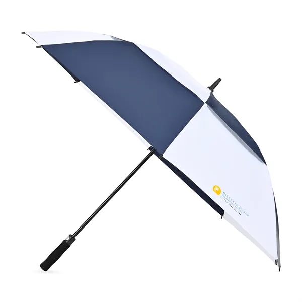 Elements 60" Recycled Auto Open Double Canopy Golf Umbrella - Elements 60" Recycled Auto Open Double Canopy Golf Umbrella - Image 12 of 14