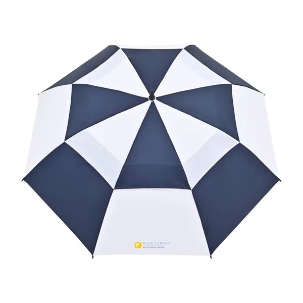 Elements 60" Recycled Auto Open Double Canopy Golf Umbrella - Elements 60" Recycled Auto Open Double Canopy Golf Umbrella - Image 13 of 14