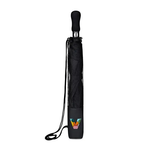 Elements 58" Recycled Auto Open Travel Folding Umbrella - Elements 58" Recycled Auto Open Travel Folding Umbrella - Image 10 of 11