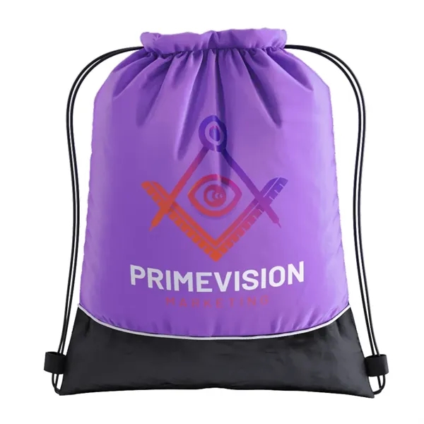 Two-tone Drawstring Bag - Two-tone Drawstring Bag - Image 0 of 5