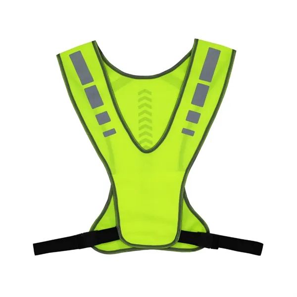 LED Reflective Running Vest - Adjustable Safety Gear - LED Reflective Running Vest - Adjustable Safety Gear - Image 2 of 2