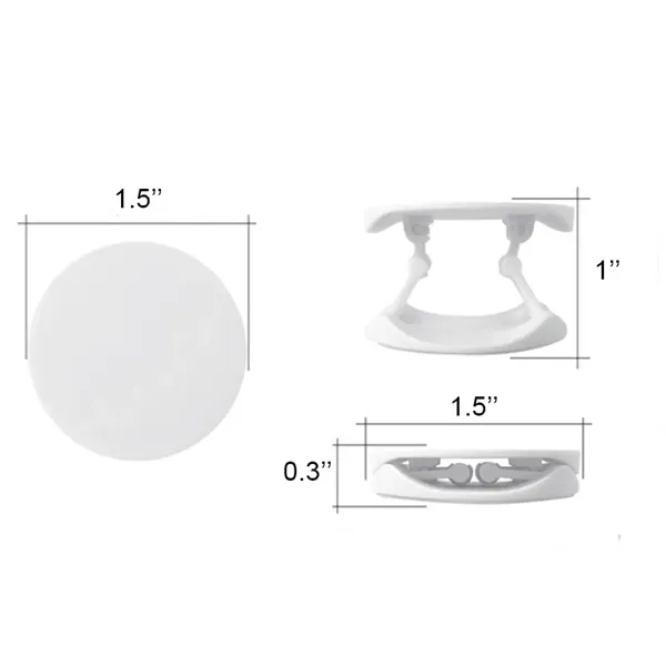 Plastic Foldable Stretchable Cell Phone Holder Stand - Plastic Foldable Stretchable Cell Phone Holder Stand - Image 1 of 5