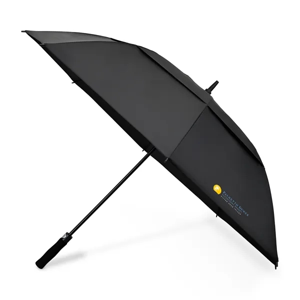 Custom Elements 60" Recycled rPET Auto Open Dual Canopy Umbrella