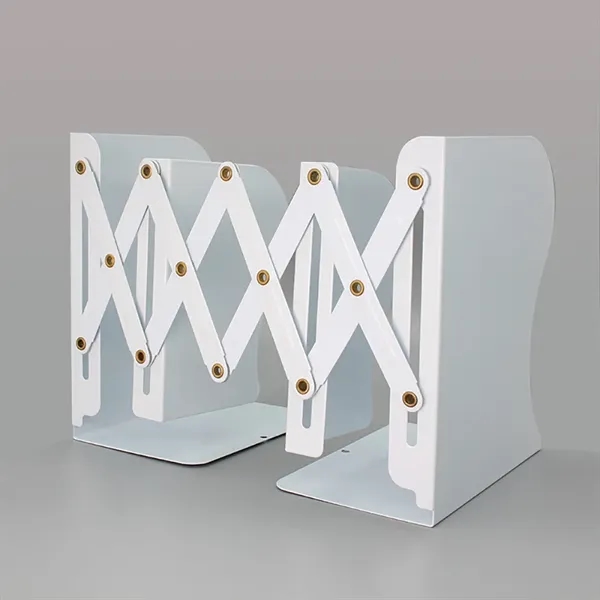 Metal Expandable Bookend Book Stand Magazine File Organizer - Metal Expandable Bookend Book Stand Magazine File Organizer - Image 3 of 4
