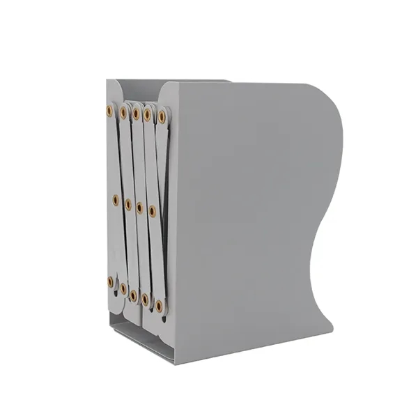 Metal Expandable Bookend Book Stand Magazine File Organizer - Metal Expandable Bookend Book Stand Magazine File Organizer - Image 4 of 4
