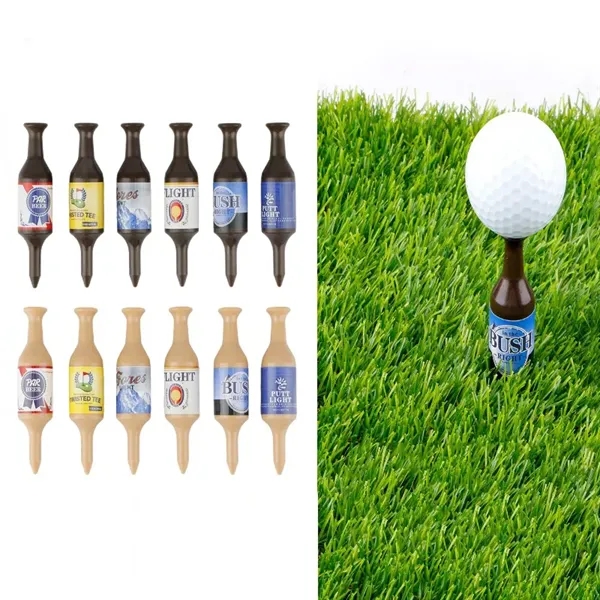 Mini Beer Bottle Golf Tees - Mini Beer Bottle Golf Tees - Image 0 of 20
