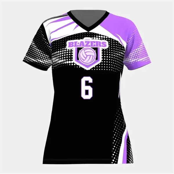 Sublimated Traditional Youth Short Sleeve Volleyball Jersey - Sublimated Traditional Youth Short Sleeve Volleyball Jersey - Image 3 of 3