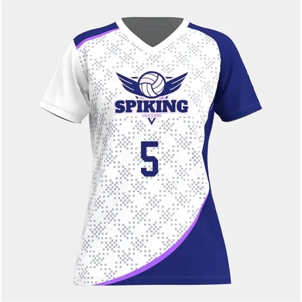 Sublimated Traditional Youth Short Sleeve Volleyball Jersey - Sublimated Traditional Youth Short Sleeve Volleyball Jersey - Image 1 of 3