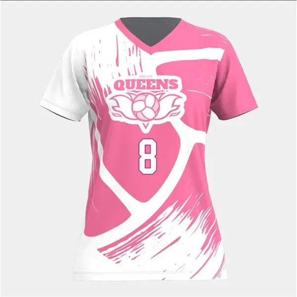 Sublimated Traditional Youth Short Sleeve Volleyball Jersey - Sublimated Traditional Youth Short Sleeve Volleyball Jersey - Image 0 of 3