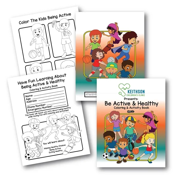 Be Healthy & Active Coloring Book - Be Healthy & Active Coloring Book - Image 0 of 0