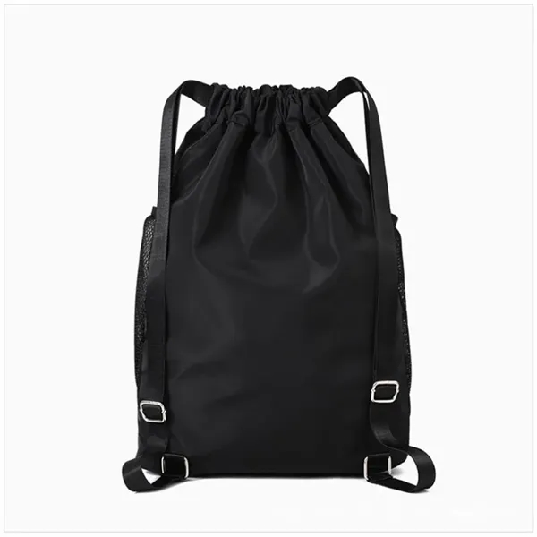 Waterproof Drawstring Gym Backpack Bag for Men & Women - Waterproof Drawstring Gym Backpack Bag for Men & Women - Image 3 of 5