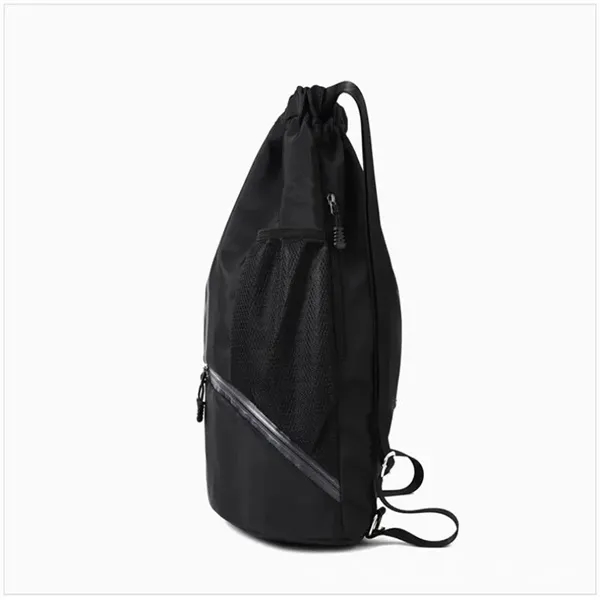 Waterproof Drawstring Gym Backpack Bag for Men & Women - Waterproof Drawstring Gym Backpack Bag for Men & Women - Image 4 of 5