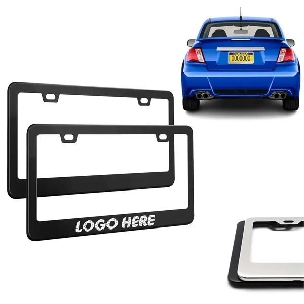 Stainless Steel Car License Plate Frames - Stainless Steel Car License Plate Frames - Image 0 of 5