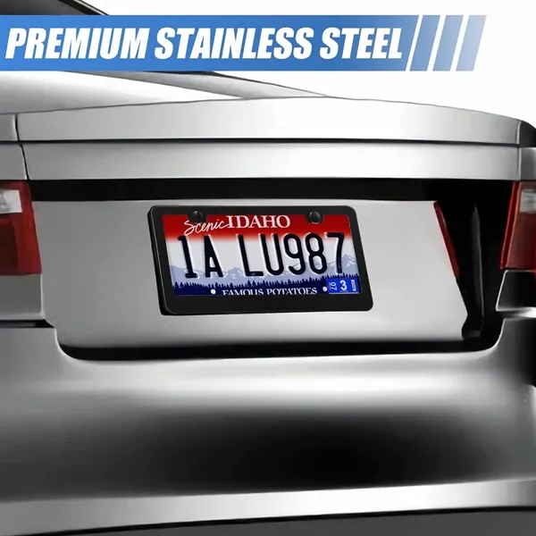 Stainless Steel Car License Plate Frames - Stainless Steel Car License Plate Frames - Image 5 of 5