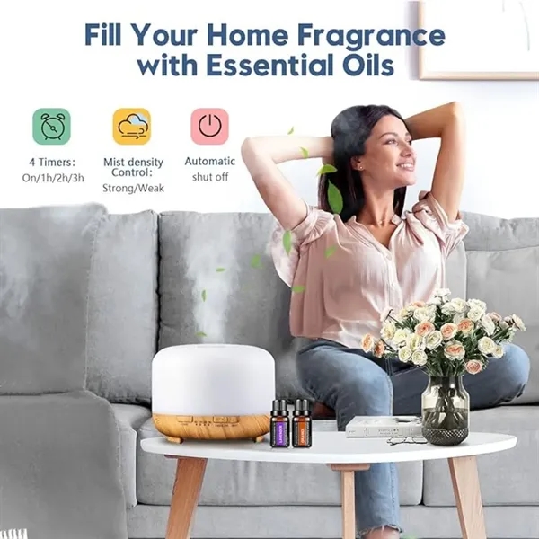 Aromatherapy Essential Oil Diffuser With Remote Control - Aromatherapy Essential Oil Diffuser With Remote Control - Image 1 of 5