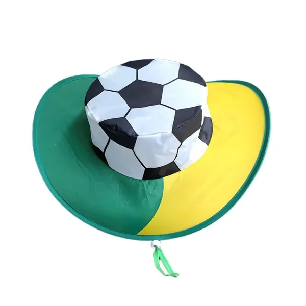 Custom Polyester Foldable Cowboy Hat In Pouch - Custom Polyester Foldable Cowboy Hat In Pouch - Image 1 of 4