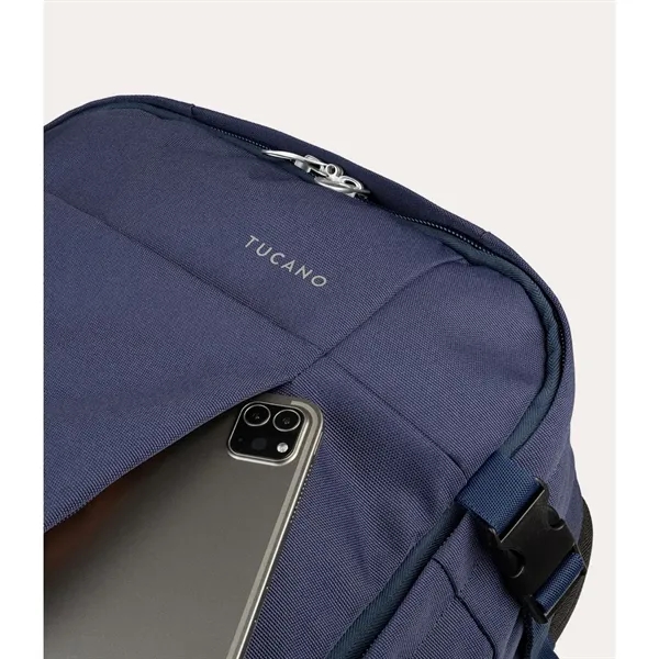 TUCANO® - Italy Recycled Business Luggage Travel Backpack - TUCANO® - Italy Recycled Business Luggage Travel Backpack - Image 6 of 11