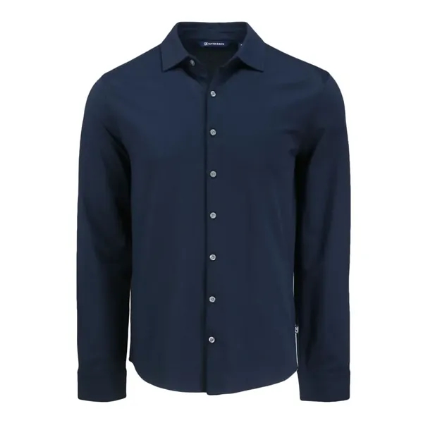 Cutter & Buck Advantage Tri-Blend Eco Soft Pique Long Sle... - Cutter & Buck Advantage Tri-Blend Eco Soft Pique Long Sle... - Image 4 of 19