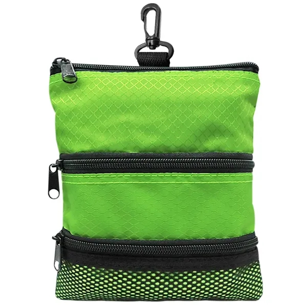 Multi-Pocket Waterproof Golf Ball Storage Tee Bag - Multi-Pocket Waterproof Golf Ball Storage Tee Bag - Image 5 of 5