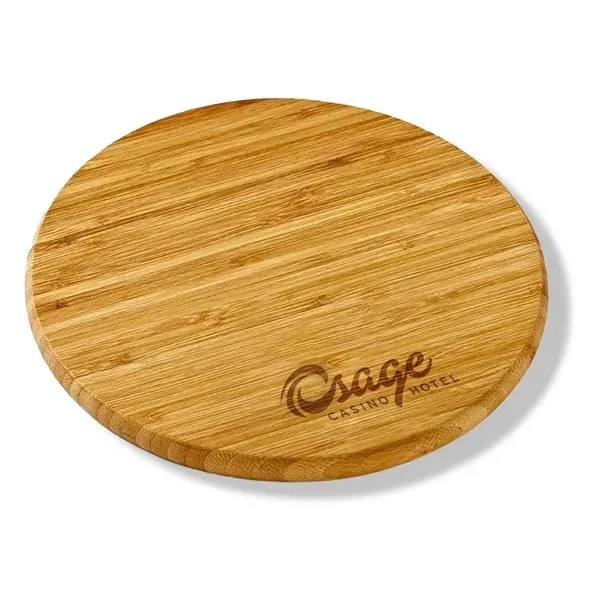 ROUND BAMBOO CUTTING BOARD - ROUND BAMBOO CUTTING BOARD - Image 0 of 4