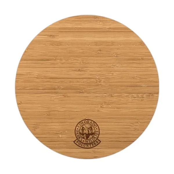 ROUND BAMBOO CUTTING BOARD - ROUND BAMBOO CUTTING BOARD - Image 2 of 4