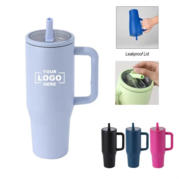 40 oz Vacuum Stainless Steel Insulated Water Bottles - 40 oz Vacuum Stainless Steel Insulated Water Bottles - Image 0 of 3