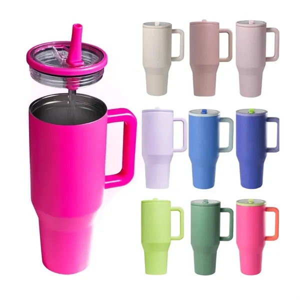 40 oz Vacuum Stainless Steel Insulated Water Bottles - 40 oz Vacuum Stainless Steel Insulated Water Bottles - Image 3 of 3