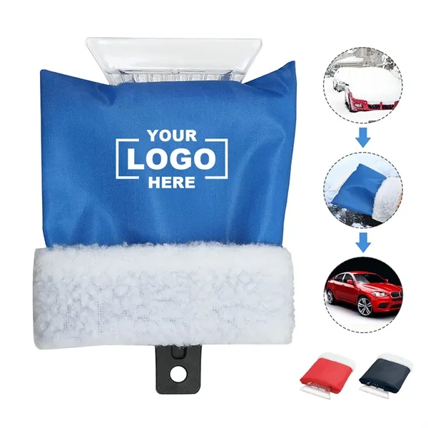 Car Window Ice Scraper With Gloves - Car Window Ice Scraper With Gloves - Image 0 of 4
