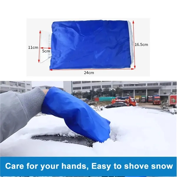 Car Window Ice Scraper With Gloves - Car Window Ice Scraper With Gloves - Image 1 of 4