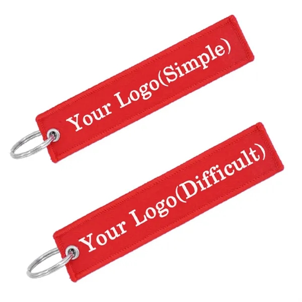 Embroidered Key Tag - Embroidered Key Tag - Image 3 of 4