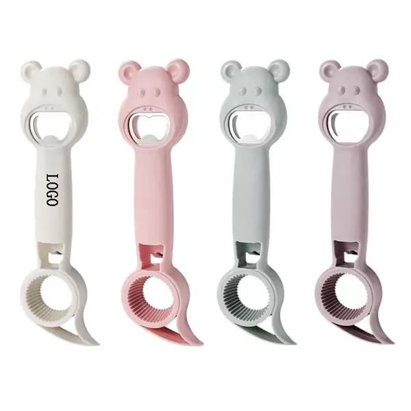 4-in-1 Plastic Multi Function Bottle Jar Can Opener - 4-in-1 Plastic Multi Function Bottle Jar Can Opener - Image 3 of 3