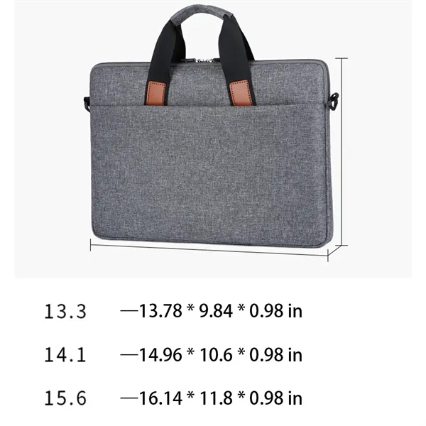 13.3 14.1 15.6 In Laptop Messenger Bag W/ Shoulder Strap - 13.3 14.1 15.6 In Laptop Messenger Bag W/ Shoulder Strap - Image 1 of 6