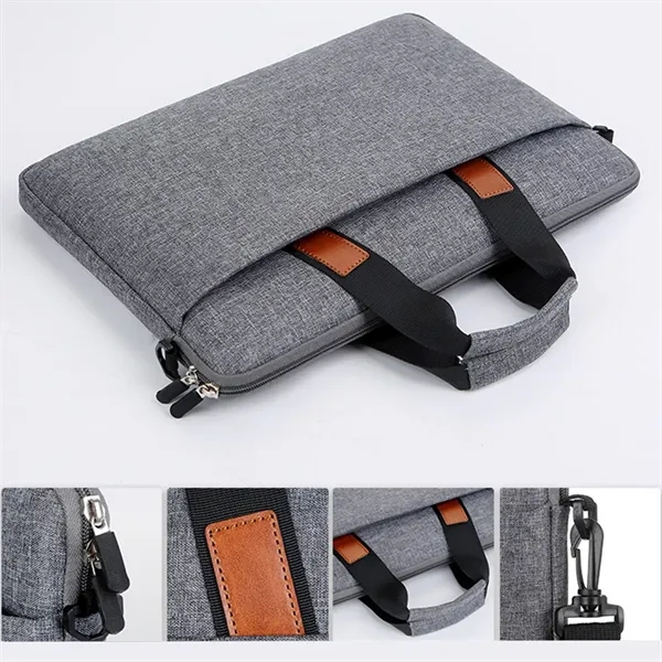 13.3 14.1 15.6 In Laptop Messenger Bag W/ Shoulder Strap - 13.3 14.1 15.6 In Laptop Messenger Bag W/ Shoulder Strap - Image 6 of 6