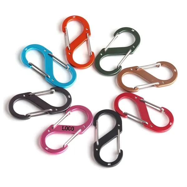 2" Aluminum S-Shape Carabiner Clip - 2" Aluminum S-Shape Carabiner Clip - Image 0 of 3