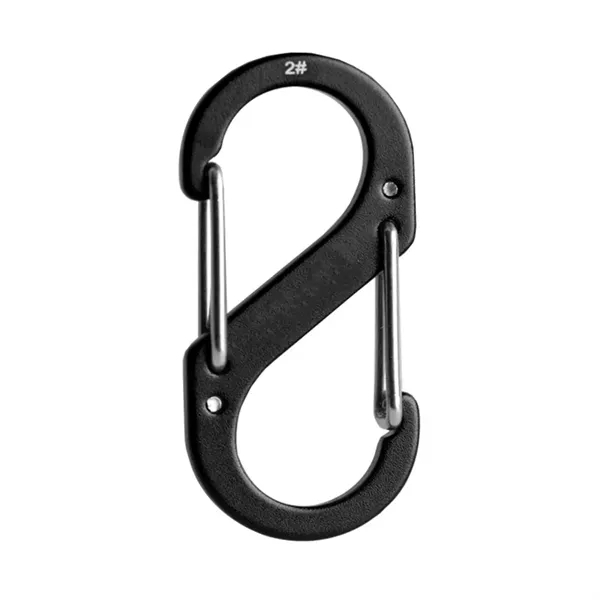 2" Aluminum S-Shape Carabiner Clip - 2" Aluminum S-Shape Carabiner Clip - Image 3 of 3