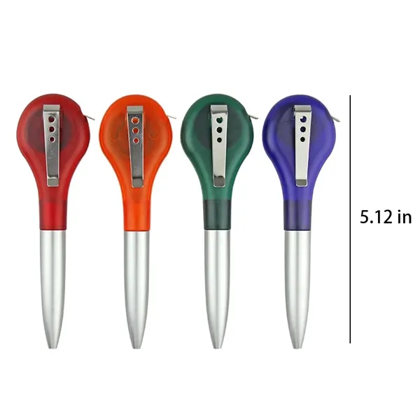 2 In 1 Retractable Tape Measure Ruler Writing Ballpoint Pen - 2 In 1 Retractable Tape Measure Ruler Writing Ballpoint Pen - Image 1 of 4