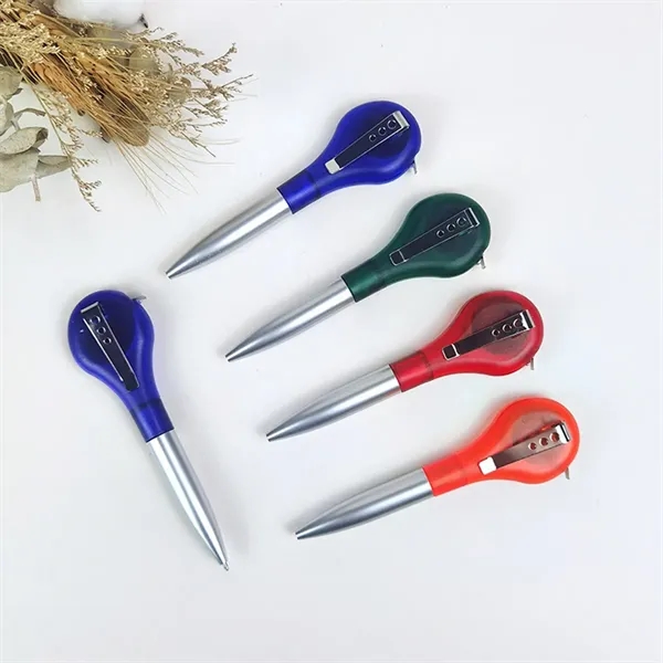 2 In 1 Retractable Tape Measure Ruler Writing Ballpoint Pen - 2 In 1 Retractable Tape Measure Ruler Writing Ballpoint Pen - Image 4 of 4