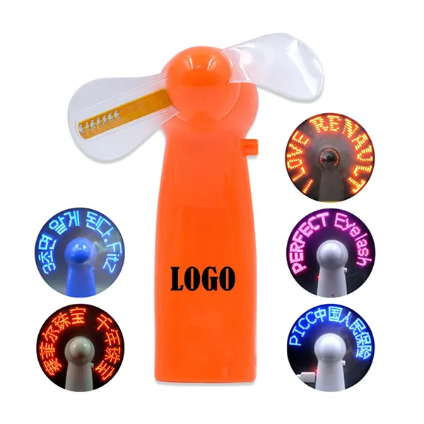 Portable LED Flash Fan - Portable LED Flash Fan - Image 0 of 3