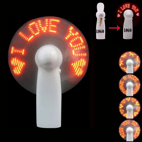 Portable LED Flash Fan - Portable LED Flash Fan - Image 2 of 3