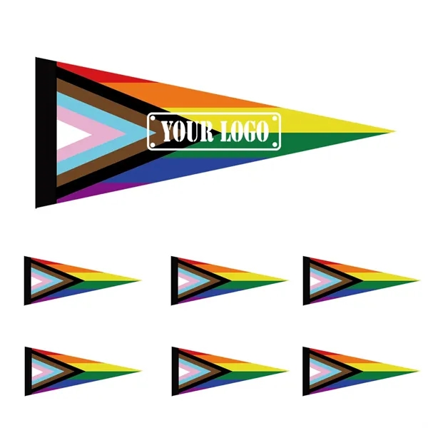9" x 24" LGBTQ Felt Pennant - 9" x 24" LGBTQ Felt Pennant - Image 0 of 0