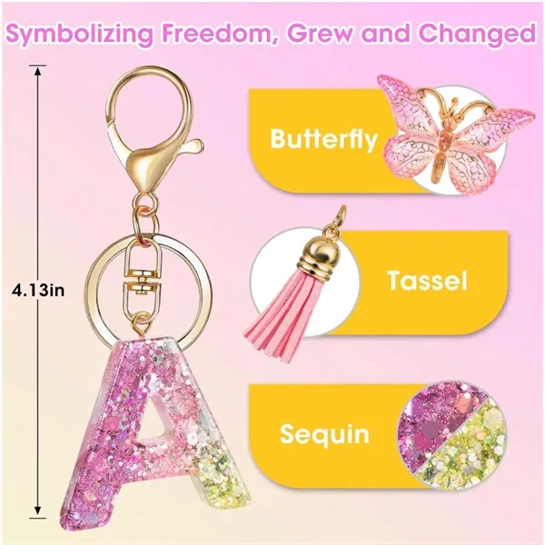 Letter Keychains for Women and Girls for car - Letter Keychains for Women and Girls for car - Image 1 of 3