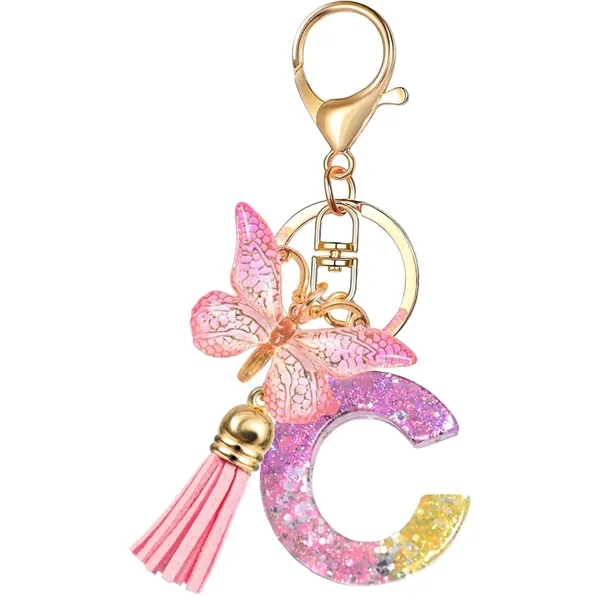 Letter Keychains for Women and Girls for car - Letter Keychains for Women and Girls for car - Image 2 of 3