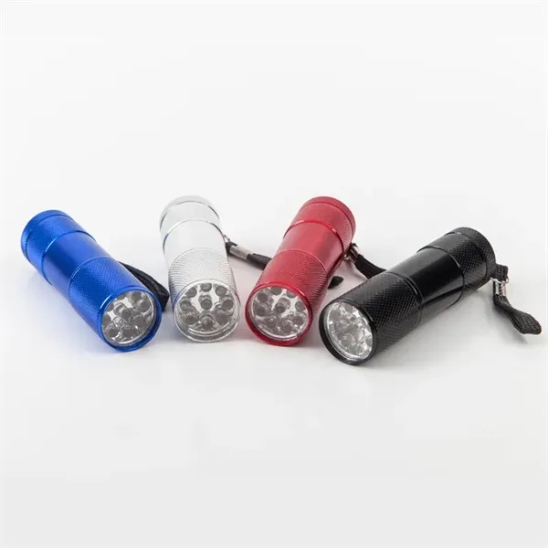 9 LED Flashlight - 9 LED Flashlight - Image 2 of 7