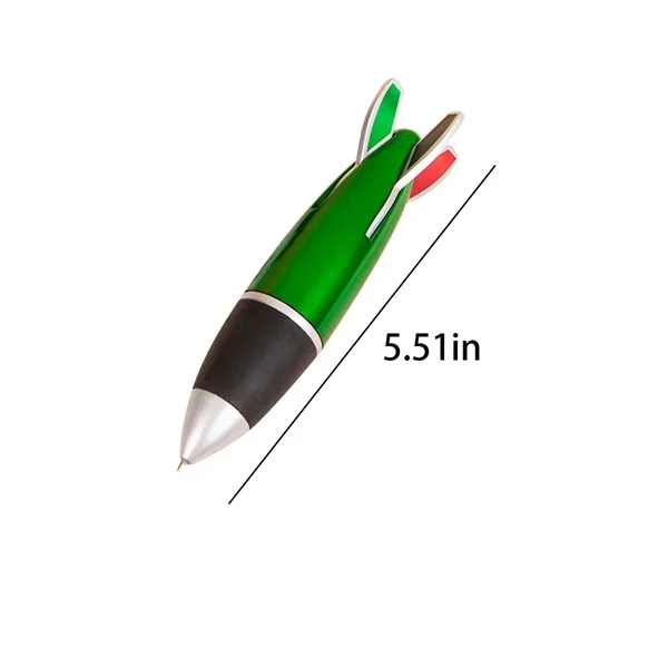 4 in 1 Mini Rocket Shape Pens Ballpoint For School Office - 4 in 1 Mini Rocket Shape Pens Ballpoint For School Office - Image 1 of 7