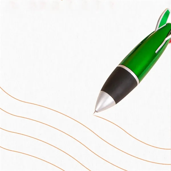 4 in 1 Mini Rocket Shape Pens Ballpoint For School Office - 4 in 1 Mini Rocket Shape Pens Ballpoint For School Office - Image 6 of 7
