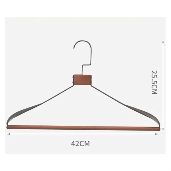 Wooden Hanger Clothes Stand With Metal Rotatable Hook - Wooden Hanger Clothes Stand With Metal Rotatable Hook - Image 1 of 3