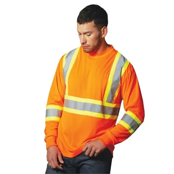 Beacon Adult Long Sleeve Hi Vis T-Shirt - Beacon Adult Long Sleeve Hi Vis T-Shirt - Image 0 of 11