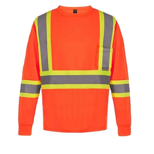 Beacon Adult Long Sleeve Hi Vis T-Shirt - Beacon Adult Long Sleeve Hi Vis T-Shirt - Image 1 of 11