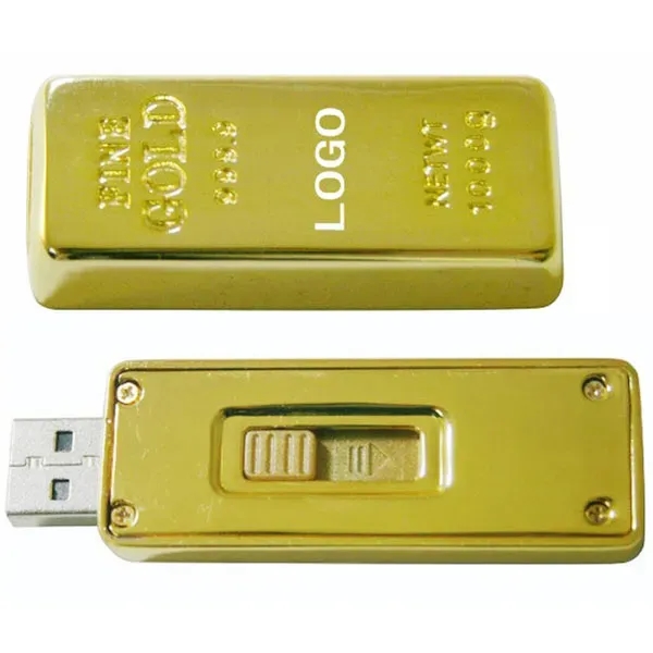 Gold Bar Shape USB - Gold Bar Shape USB - Image 3 of 3