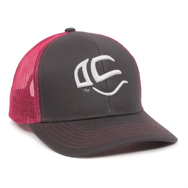 Embroidered Cap with Plastic Snap Closure - Embroidered Cap with Plastic Snap Closure - Image 1 of 26